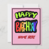 Herzlichen Glückwunsch zum Geburtstag und persönli (Vorderseite)