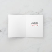 Herzlichen Glückwunsch zum Geburtstag und über die Karte (Innenseite)