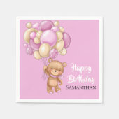 Herzlichen Glückwunsch zum Geburtstag unseres süße Serviette (Vorderseite)