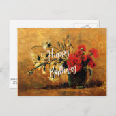 Herzlichen Glückwunsch zum Geburtstag, Van Goghs b Postkarte (Vorne/Hinten)