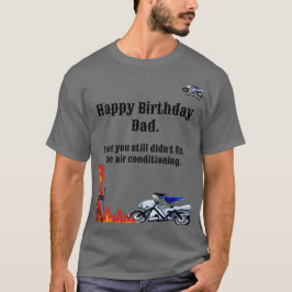 Herzlichen Glückwunsch zum Geburtstag Vater. In da T-Shirt