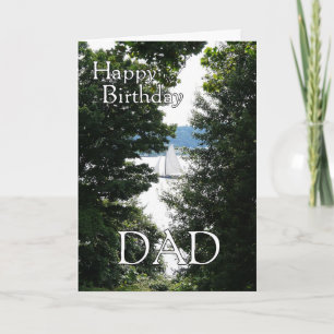 Herzlichen Glückwunsch zum Geburtstag Vater-Sailbo Karte
