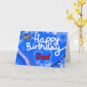 Herzlichen Glückwunsch zum Geburtstag Vater Spitfi Karte (Gelbe Blume)