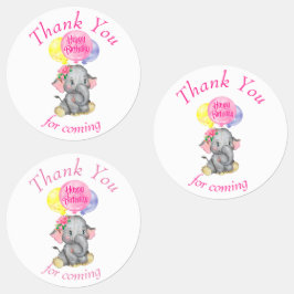 Herzlichen Glückwunsch zum Geburtstag, vielen Dank Etiketten