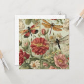 Herzlichen Glückwunsch zum Geburtstag, Vintage Blu Karte (Vorderseite/Rückseite Beispiel)