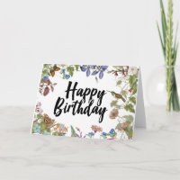 Herzlichen Glückwunsch zum Geburtstag Vintage Blum