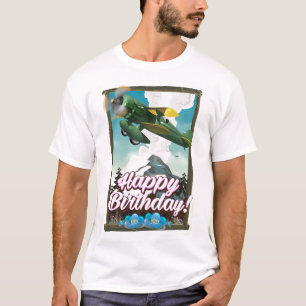 Herzlichen Glückwunsch zum Geburtstag Vintages Flu T-Shirt