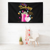 Herzlichen Glückwunsch zum Geburtstag! Vinyl Banne Banner (Insitu)