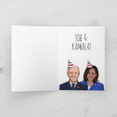 Herzlichen Glückwunsch zum Geburtstag von Biden Ha Karte (Innenseite)