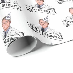 Herzlichen Glückwunsch zum Geburtstag von Doktor F Geschenkpapier