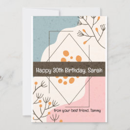 Herzlichen Glückwunsch zum Geburtstag von Ihrem be Einladung