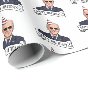 Herzlichen Glückwunsch zum Geburtstag von Joe Bide Geschenkpapier