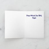 Herzlichen Glückwunsch zum Geburtstag von Michael, Karte (Innenseite)