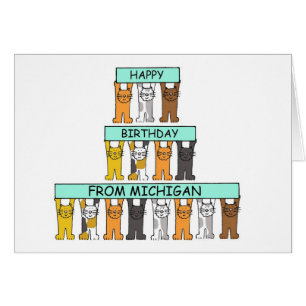 Herzlichen Glückwunsch zum Geburtstag von Michigan