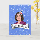 Herzlichen Glückwunsch zum Geburtstag von Nancy Pe Karte (Gelbe Blume)