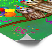 Herzlichen Glückwunsch zum Geburtstag von Owl von Poster (Ecke)