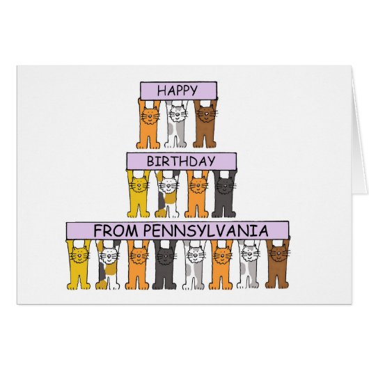 Herzlichen Glückwunsch zum Geburtstag von Pennsylv (Vorderseite (Horizontal))