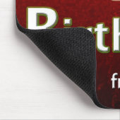 Herzlichen Glückwunsch zum Geburtstag von uns alle Mousepad (Ecke)