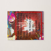 Herzlichen Glückwunsch zum Geburtstag von uns Art  Puzzle (Horizontal)