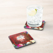 Herzlichen Glückwunsch zum Geburtstag von uns Art Untersetzer (Rechte Seite)