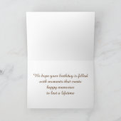 Herzlichen Glückwunsch zum Geburtstag von uns beid Karte (Innenseite)