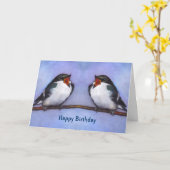 Herzlichen Glückwunsch zum Geburtstag von uns beid Karte (Gelbe Blume)