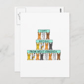 Herzlichen Glückwunsch zum Geburtstag von West Vir Postkarte (Vorne/Hinten)