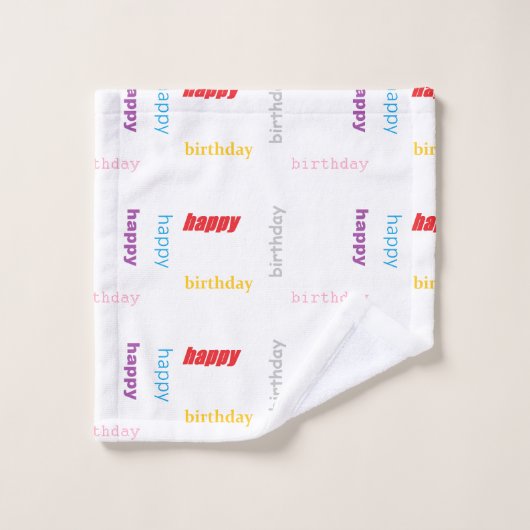 Herzlichen Glückwunsch zum Geburtstag Waschlappen (Waschlappen)