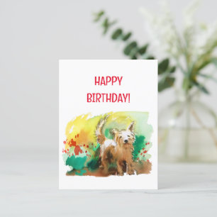 Herzlichen Glückwunsch zum Geburtstag! West Hochla Postkarte
