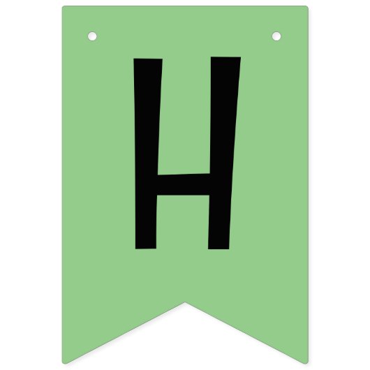 Herzlichen Glückwunsch zum Geburtstag Wimpelkette (Zweite Fahne)