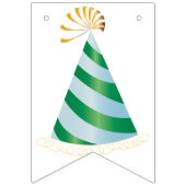 Herzlichen Glückwunsch zum Geburtstag Wimpelkette (Erste Fahne)