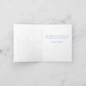 Herzlichen Glückwunsch zum Geburtstag - Wirbel auf Karte (Innenseite)