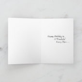 Herzlichen Glückwunsch zum Geburtstag "Young Man" Karte (Innenseite)