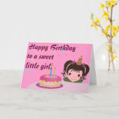 Herzlichen Glückwunsch zum Geburtstag zu einem süß Karte (Gelbe Blume)