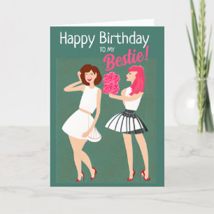 Herzlichen Glückwunsch zum Geburtstag zu meinen Be Feiertagskarte