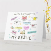 Herzlichen Glückwunsch zum Geburtstag zu meinen Be Karte (Gelbe Blume)