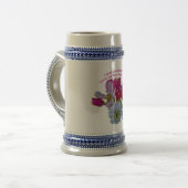 Herzlichen Glückwunsch zum Geburtstag zu meiner Eh Bierglas (Vorderseite Links)