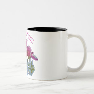 Herzlichen Glückwunsch zum Geburtstag zu meiner Eh Zweifarbige Tasse