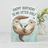 Herzlichen Glückwunsch zum Geburtstag zu meiner ha Einladung (Stehend Vorderseite)