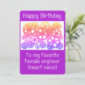 Herzlichen Glückwunsch zum Geburtstag zu meiner Li Karte (Stehend Vorderseite)