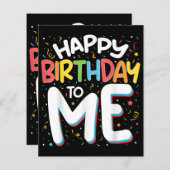 Herzlichen Glückwunsch zum Geburtstag zu mir Funny (Vorne/Hinten)