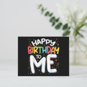 Herzlichen Glückwunsch zum Geburtstag zu mir Funny Einladung (Stehend Vorderseite)