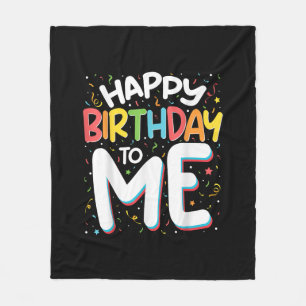 Herzlichen Glückwunsch zum Geburtstag zu mir Funny Fleecedecke