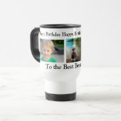 Herzlichen Glückwunsch zum Geburtstag zum besten B Reisebecher (Vorderseite Links)