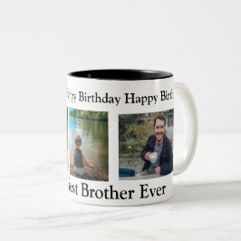 Herzlichen Glückwunsch zum Geburtstag zum besten B Zweifarbige Tasse