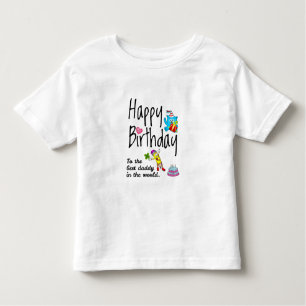 Herzlichen Glückwunsch zum Geburtstag zum besten P Kleinkind T-shirt
