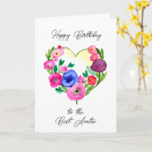 Herzlichen Glückwunsch zum Geburtstag zum besten T Karte (Gelbe Blume)