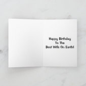 Herzlichen Glückwunsch zum Geburtstag zur besten E Karte (Innenseite)