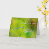 Herzlichen Glückwunsch zum Gewinn Ihrer Gewinne, L Karte (Gelbe Blume)