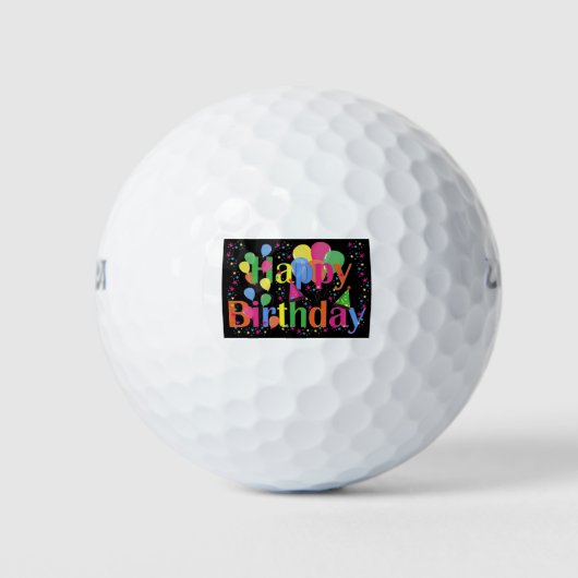 Herzlichen Glückwunsch zum 🎂 Golfball (Vorderseite)